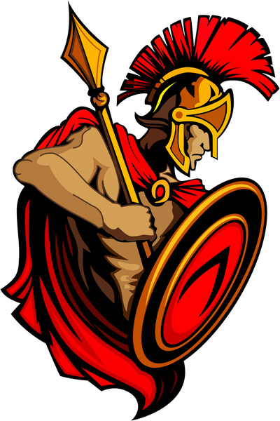 Spartan Mascot Clipart