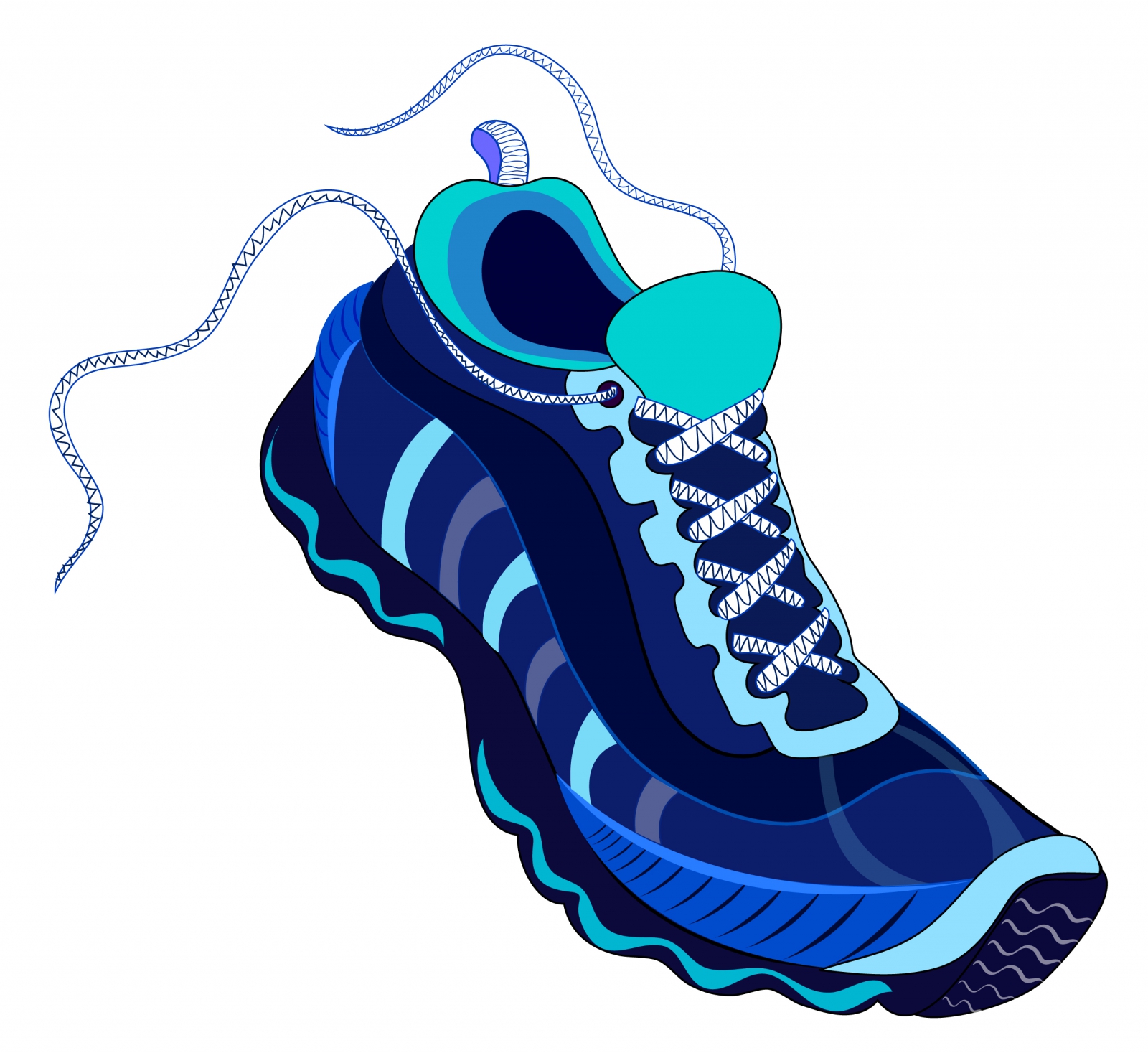 Running Shoe Image Free - ClipArt Best