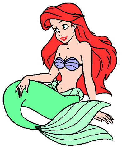 The Little Mermaid Clipart - Tumundografico