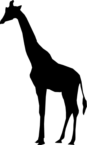 Best Photos of Giraffe Silhouette Template - Free Printable ...