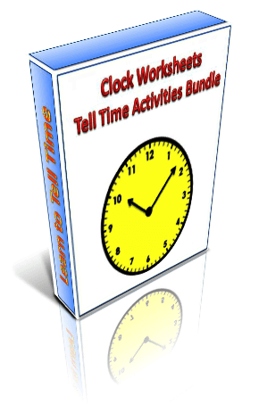 Clock worksheets. Telling time worksheets.