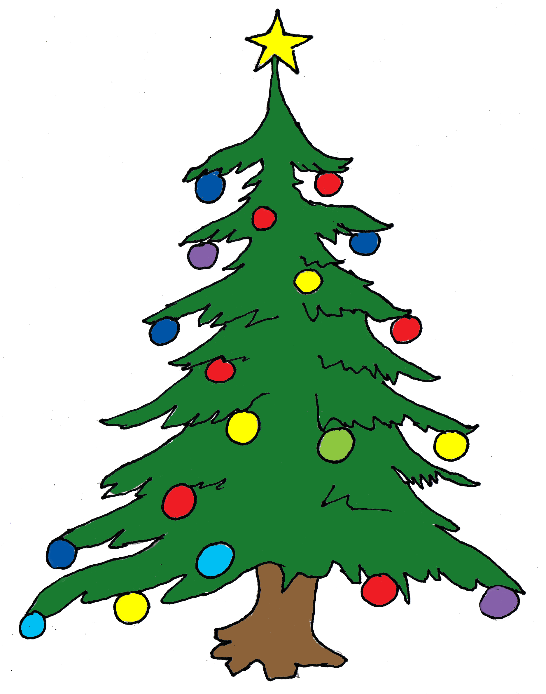 Xmas tree images clip art