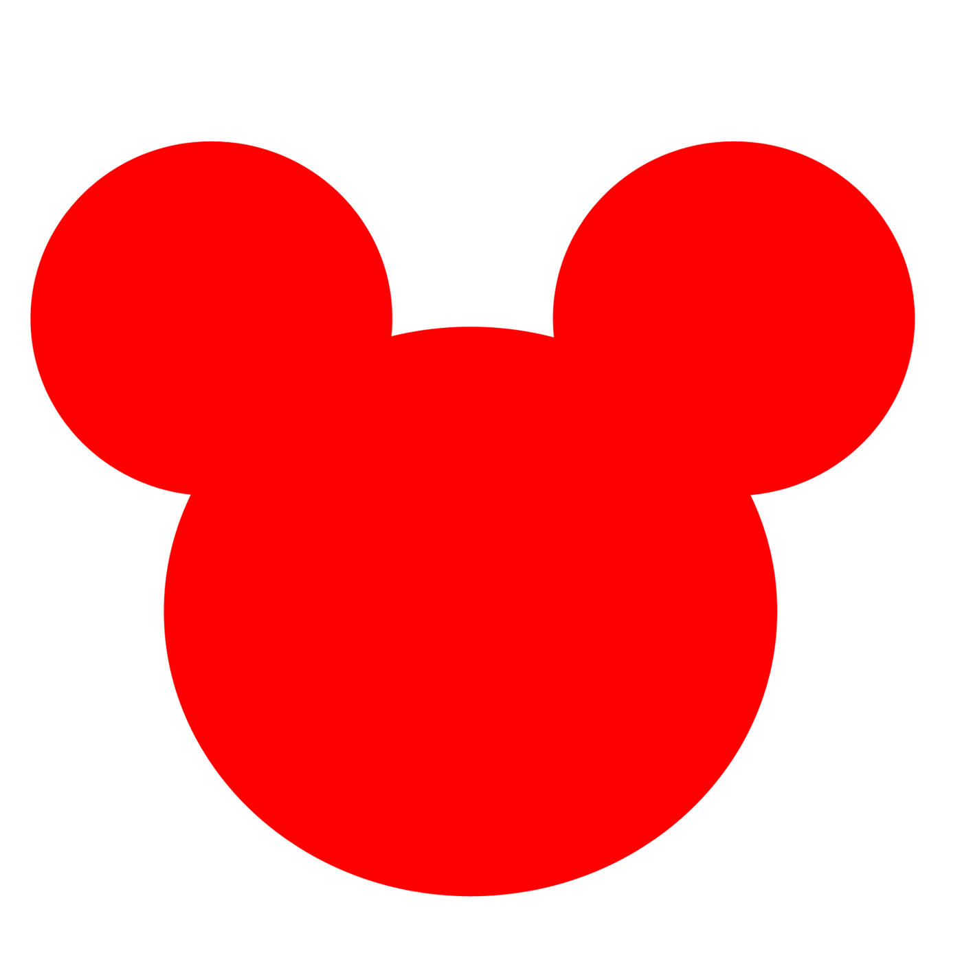 Mickey silhouette clip art