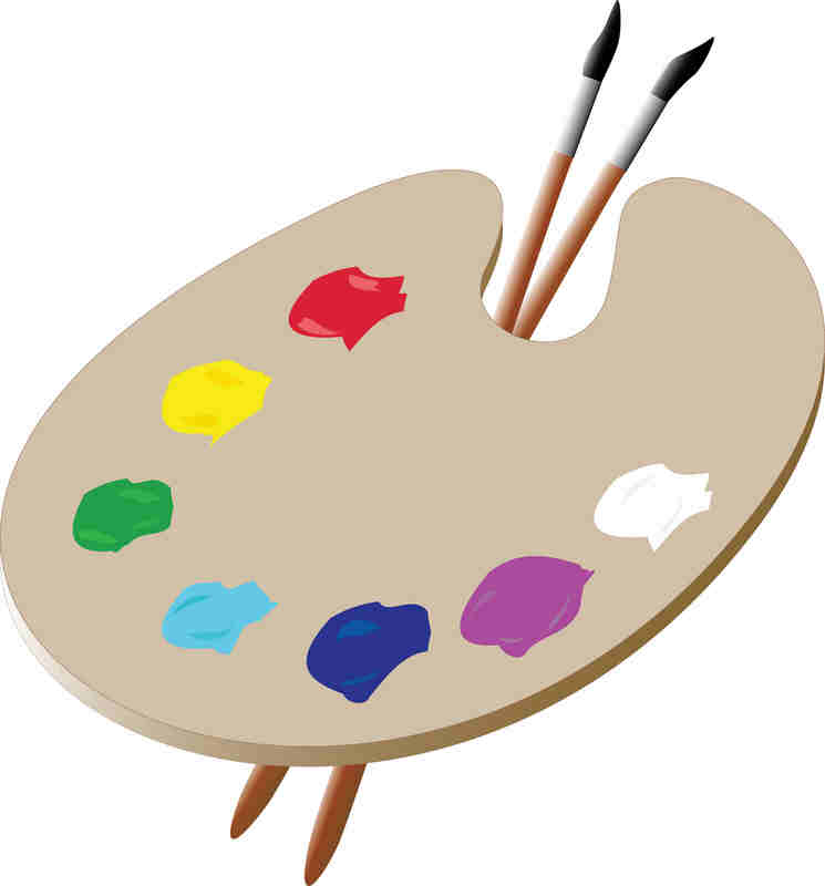 Artist palette clipart free