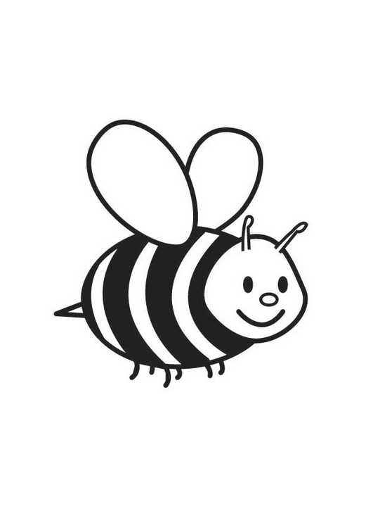 Bee Coloring Pages - Drawing inspiration