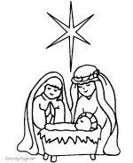 Bible Coloring Pages - Christian pictures to color