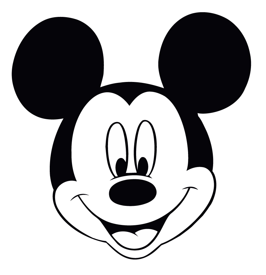 Mickey Mouse Head Clip Art - Tumundografico