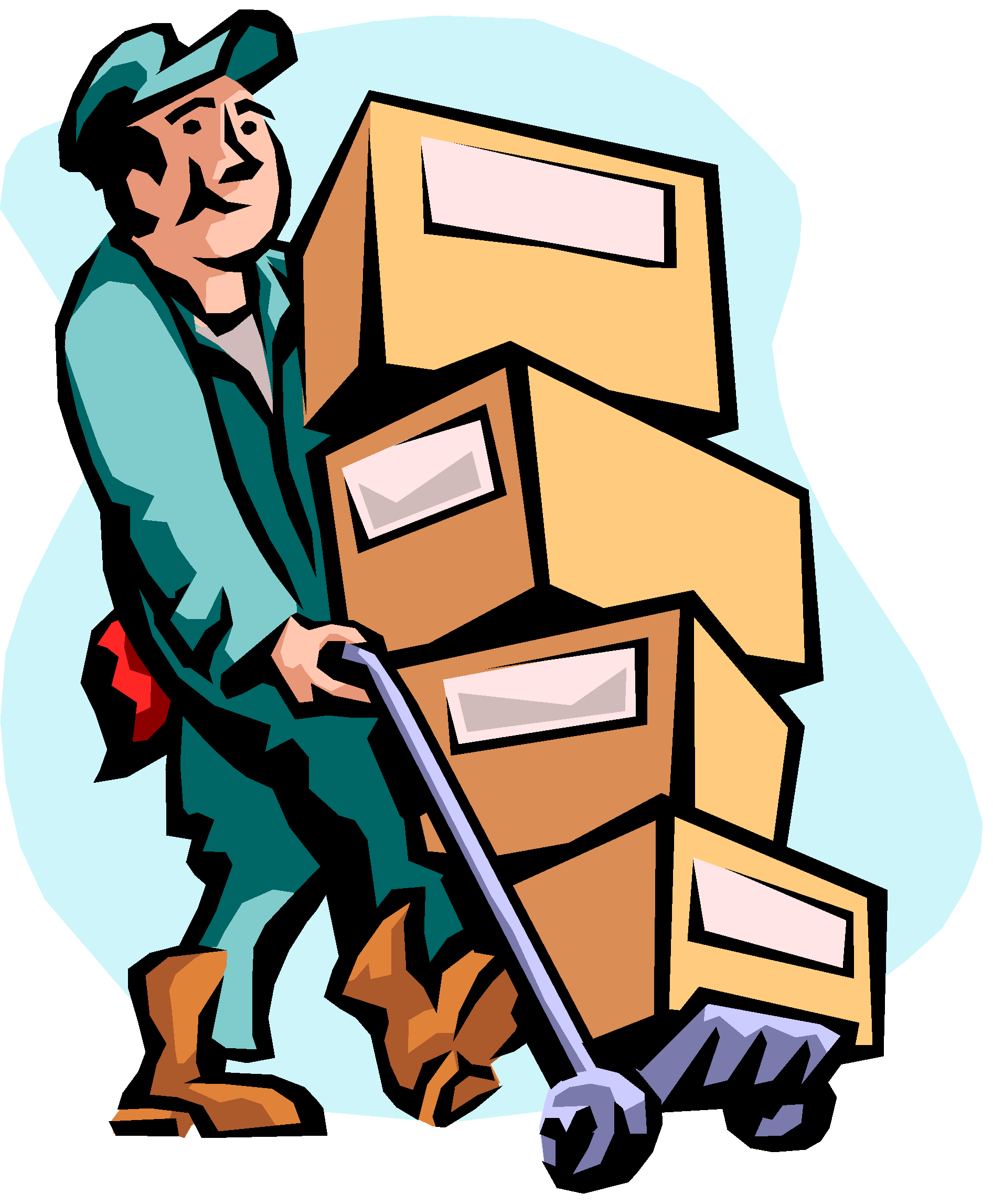 Free moving clip art