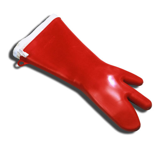 Tucker - 97189 18" Red Three Finger Silicone Glove