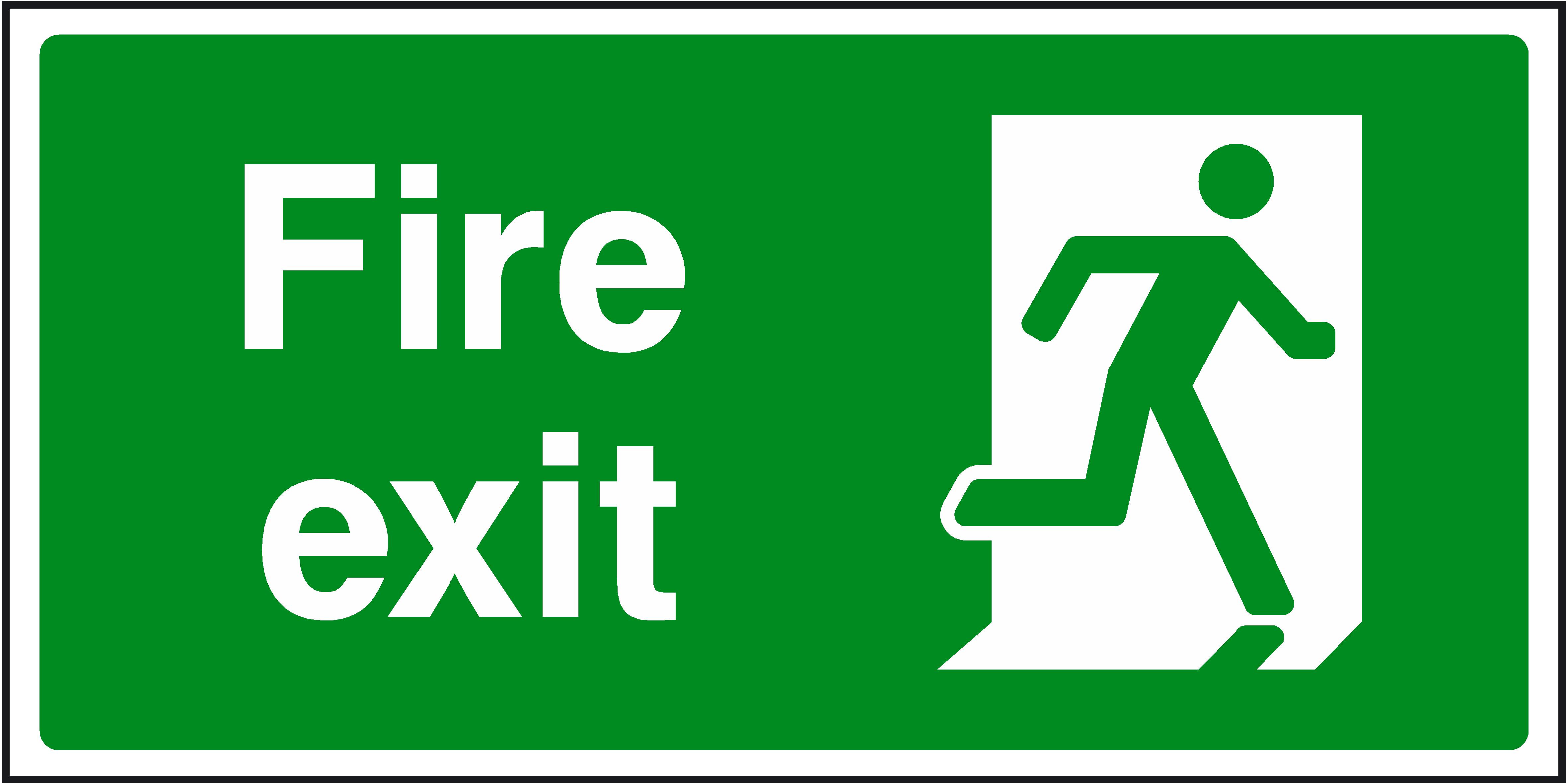 Health & Safety Emergency Escape signs