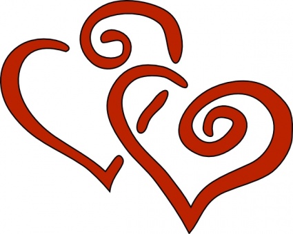 Heart Scroll Clip Art - ClipArt Best