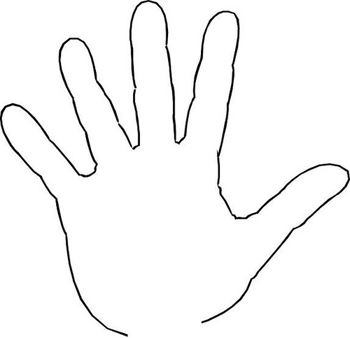 Hand Outline | Flickr - Photo Sharing!