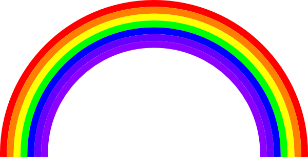 Free to Use & Public Domain Rainbow Clip Art