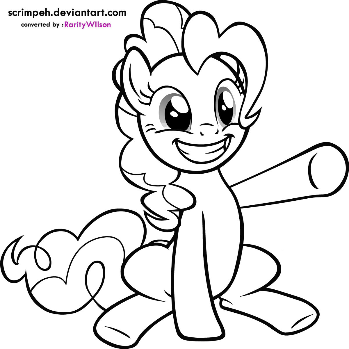 Pinkie Pie Coloring Pages ClipArt Best