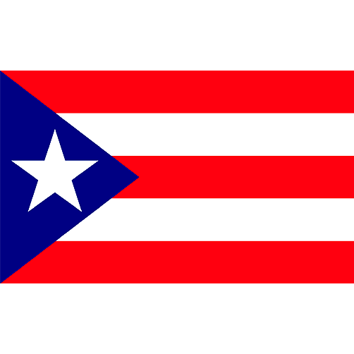 Puerto Rico flag 4ft x 6ft nylon