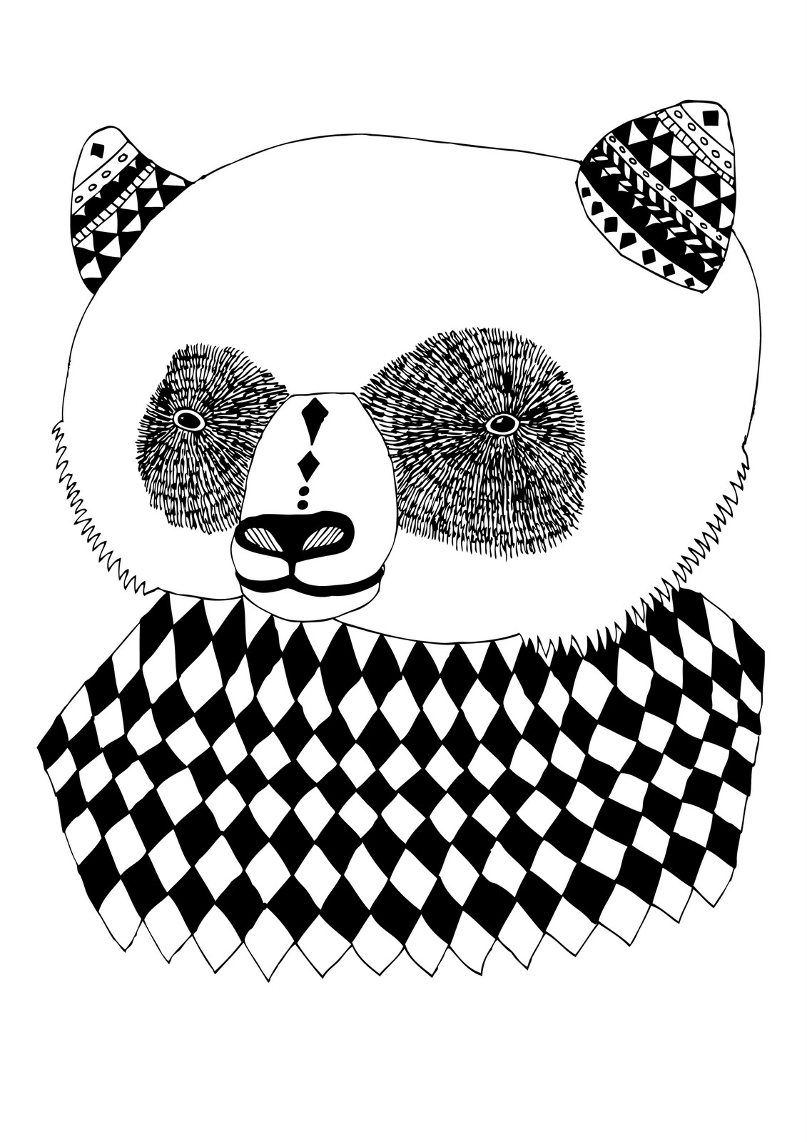 Panda Bear | Alice Potter Illustration