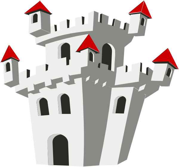 Medieval Castle clip art - vector clip art online, royalty free ...