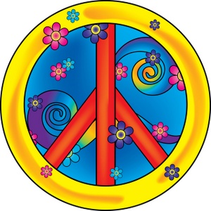 Pink Peace Sign Clipart - Free Clipart Images