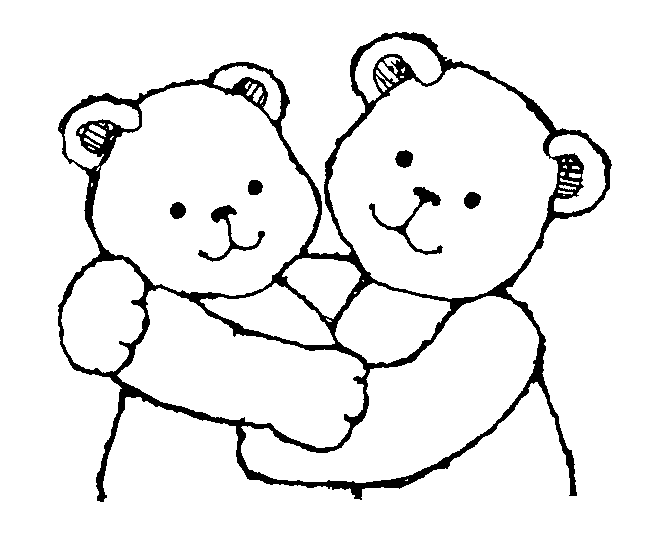 Clip Art Bear Hug Download printable file