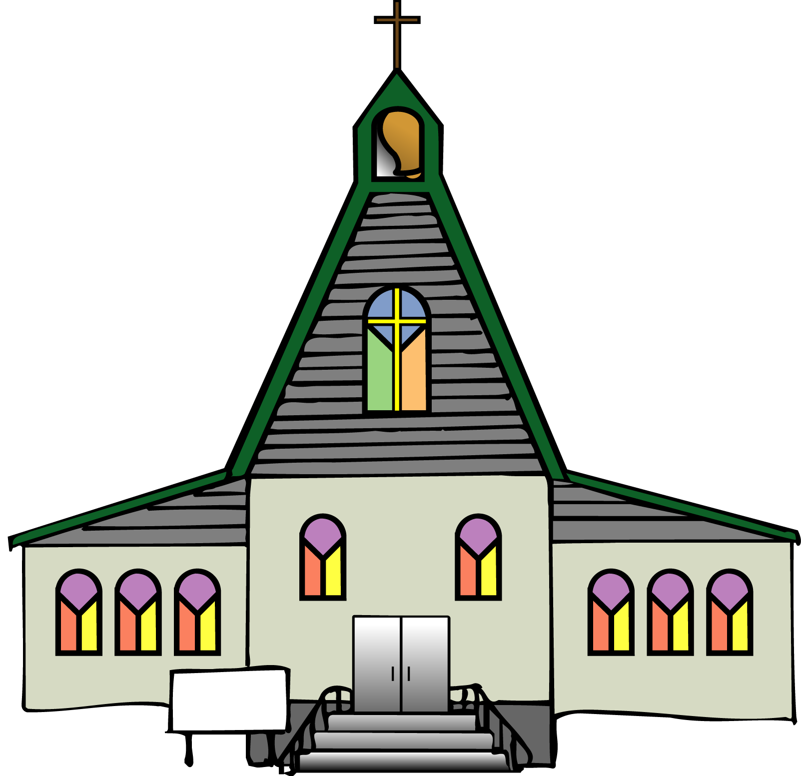 church steeple motion background