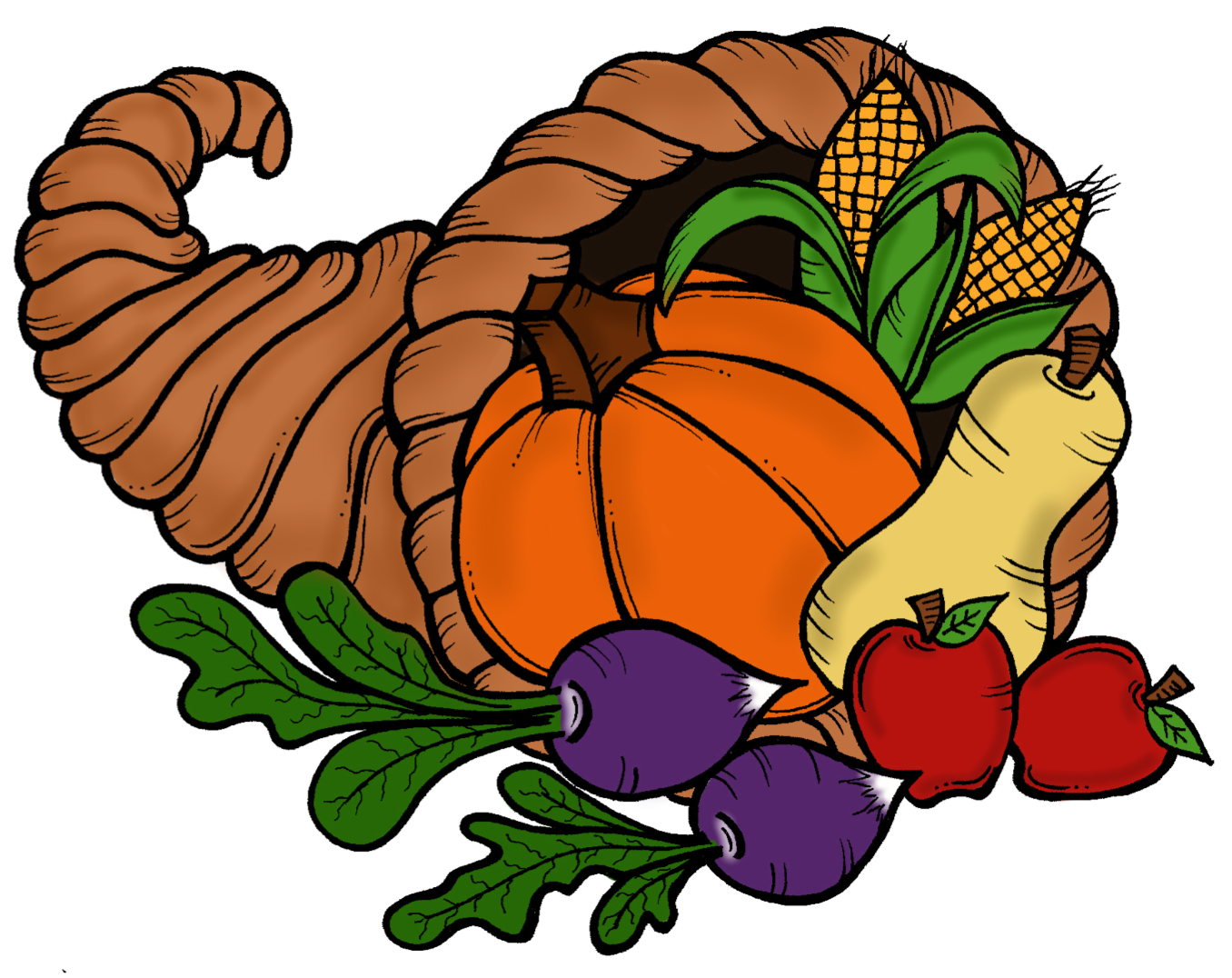 Cornucopia Clip Art Free