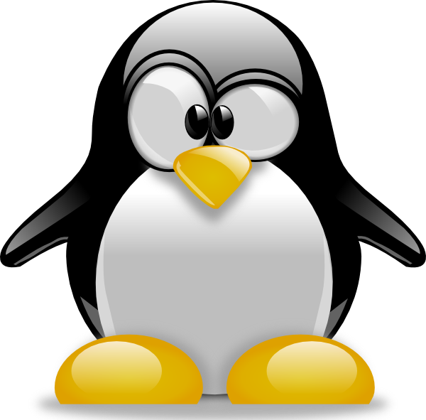 Tux Penguin 3 Clip Art Vector Clip Art Online Royalty Free Public ...