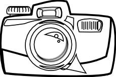 Camera Black And White - Free Clipart Images