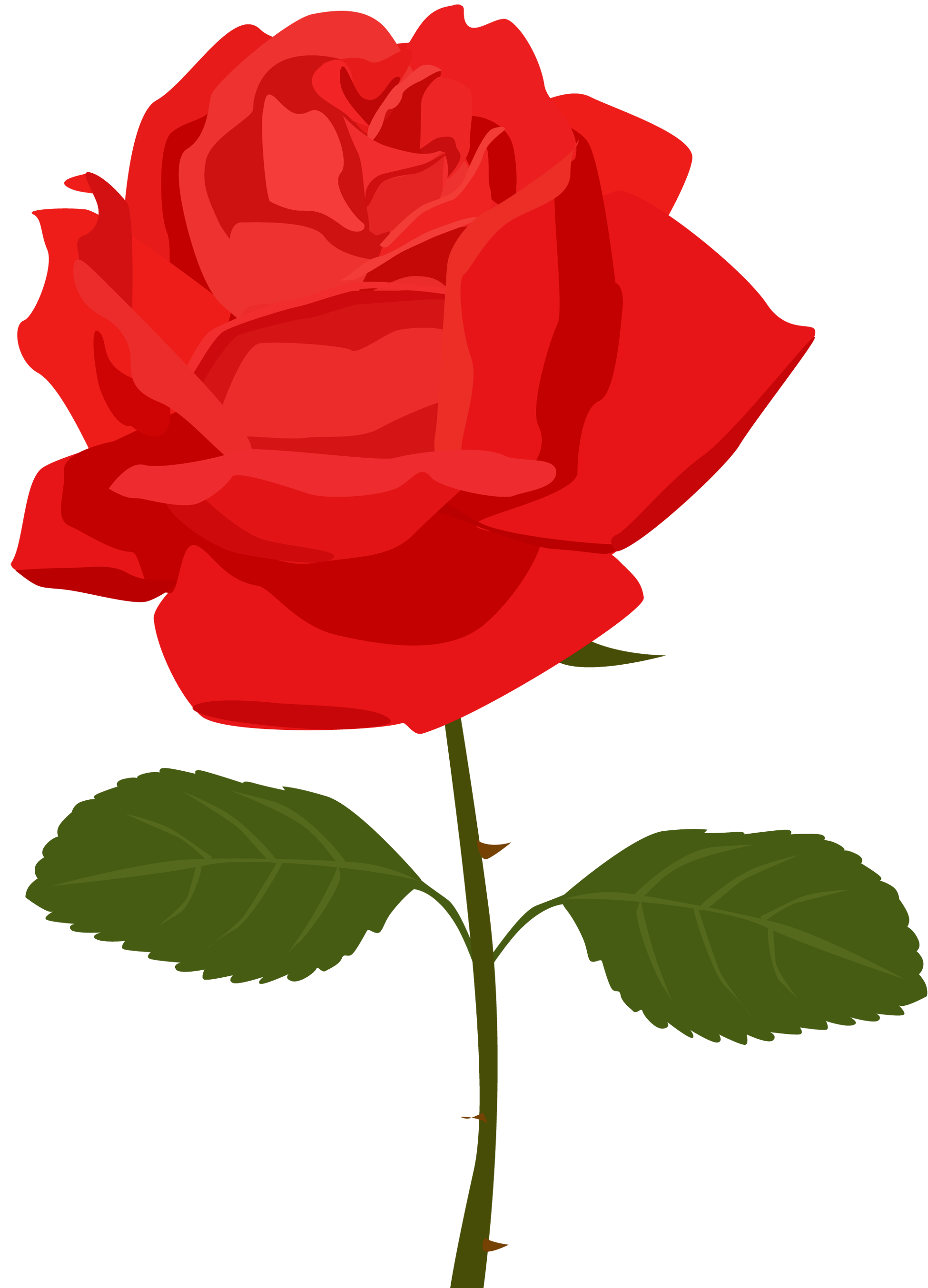 Red Rose Clip Art - Tumundografico