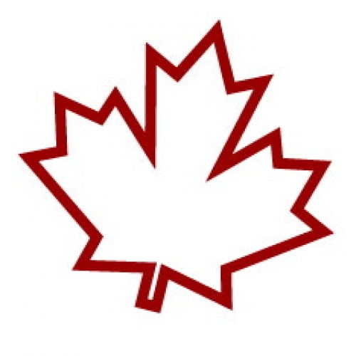 Maple leaf outline clipart