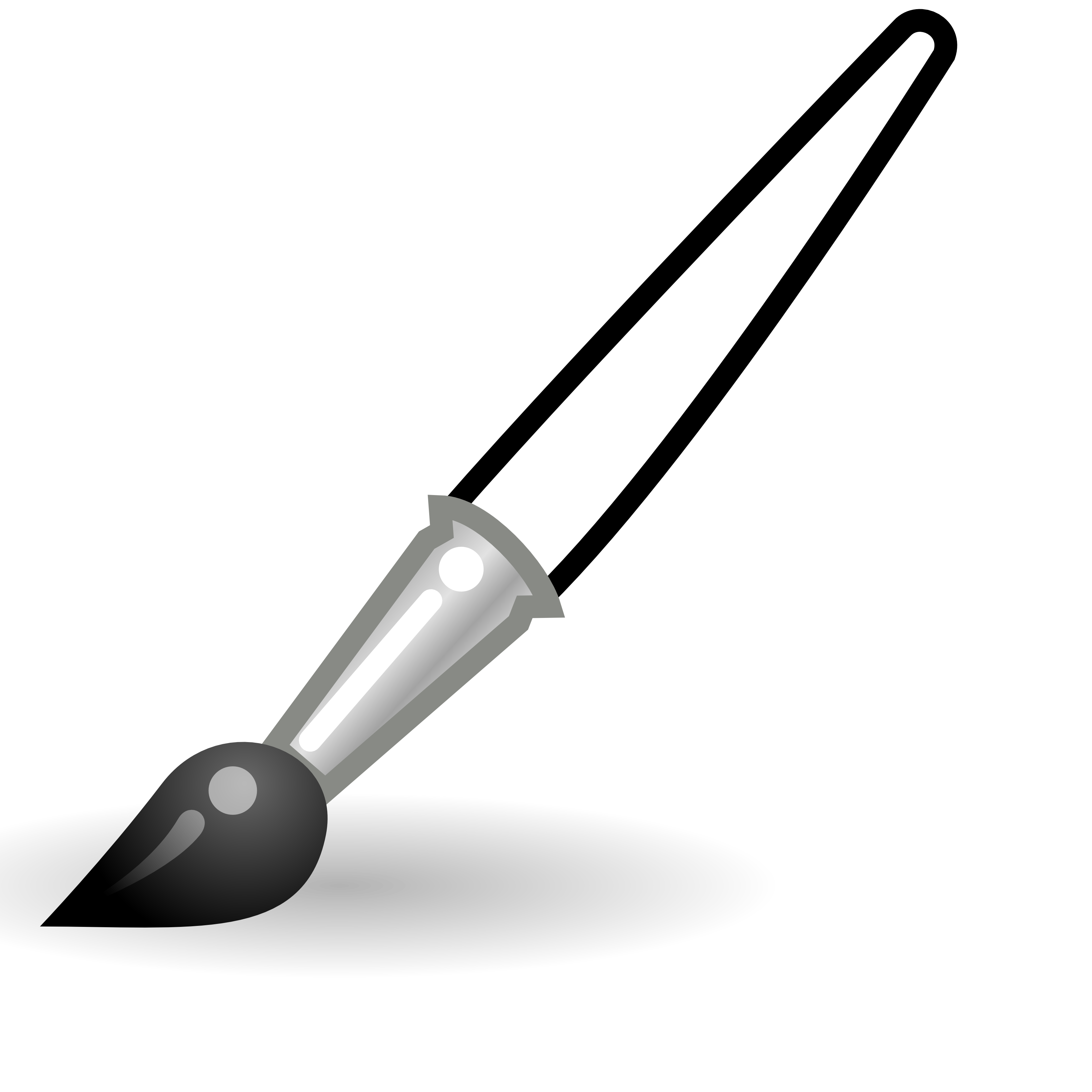 Paintbrush Clipart Black And White - Free Clipart ...