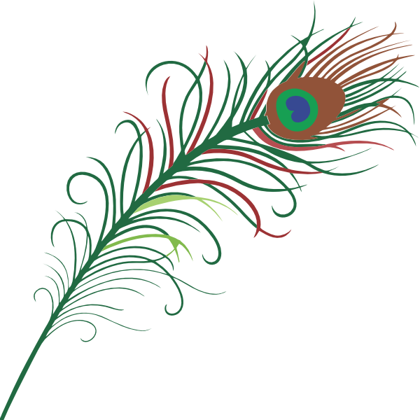 Peacock Feather Border Clipart - Free Clipart Images