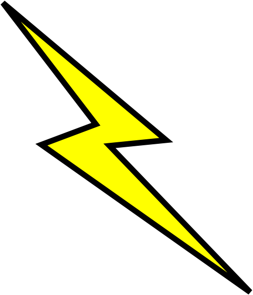 Lightning bolts clipart