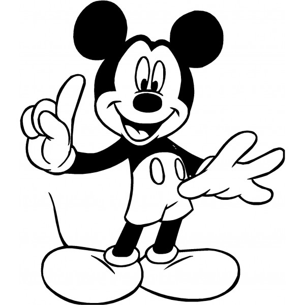 H1: Mickey Mouse SVG Black And White: A Timeless Icon in Digital Art