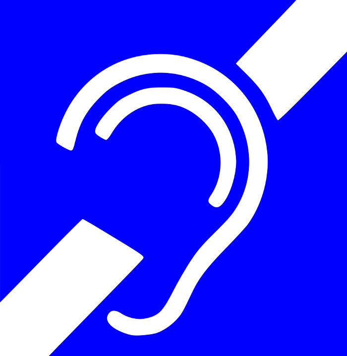 This is the international symbol for deafness - Deafness Sometimes ...