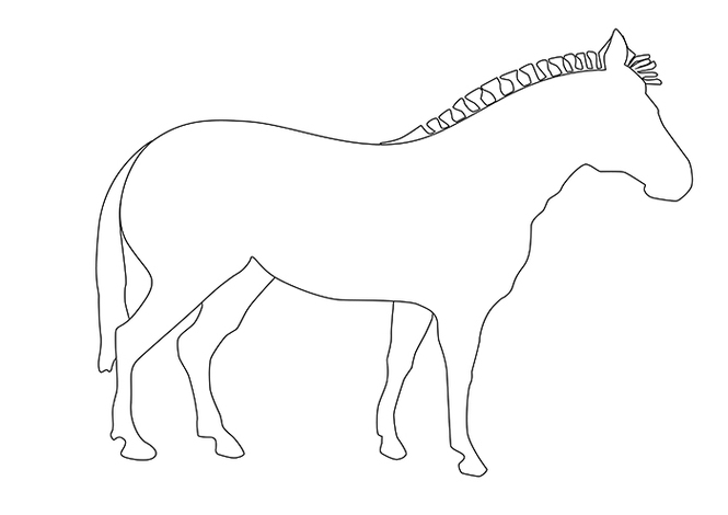 Zebra Template Clipart - Free to use Clip Art Resource