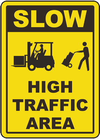 Forklift Safety Signs for Sale | USA Made