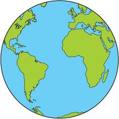 Globe clipart one color