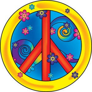Free peace sign clipart with regard to tie dye shirt - Clipartix