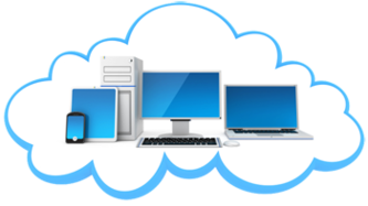 Hosted Virtual Network Cloud Computing As A Service Clipart - Free ...