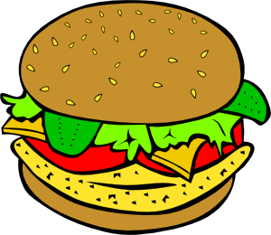 Burger clipart free