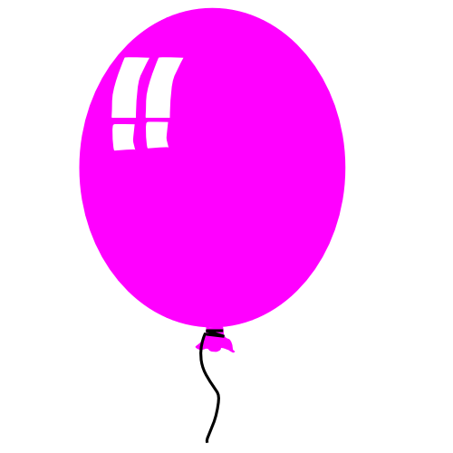 Pink Balloons Clipart - Free Clipart Images