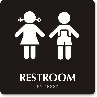 Student handicap bathroom clipart