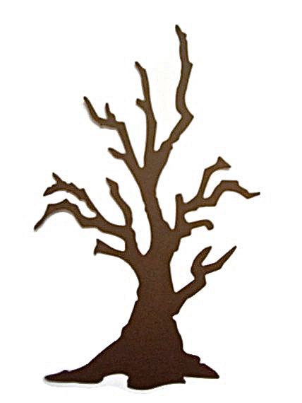 tree die cuts spooky tree branch tree die cut by PointingDogPaper