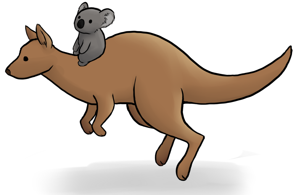 Daily Doodle - Koala Kangaroo