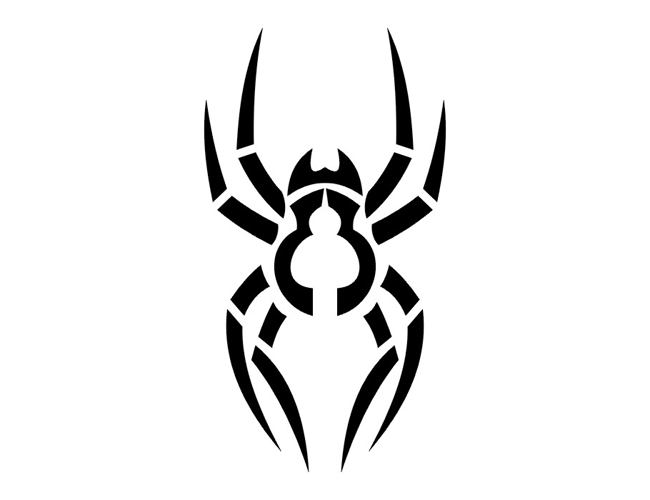 Tribal Pattern Spider Tattoo Tabatha - Free Download Tattoo #17866 ...