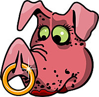 Gold Ring In Pigs Snout | Proverbs Clip Art - Christart.