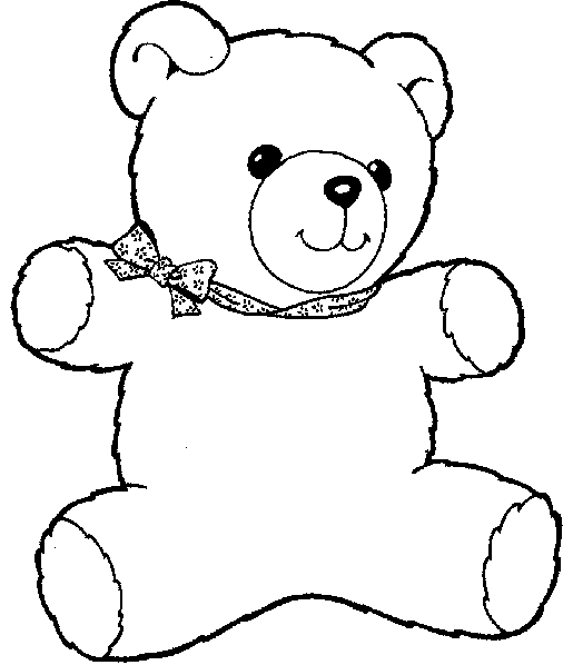 Teddy Bear Coloring Sheets Super Coloring