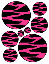 Hot Pink Zebra Wallpaper Border Decals Teen Room Baby Girl Nursery ...