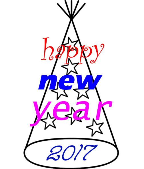 2017 new year clipart