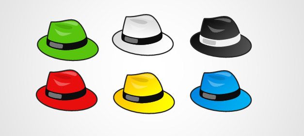 Free Six Hats PowerPoint Template - Free PowerPoint Templates ...